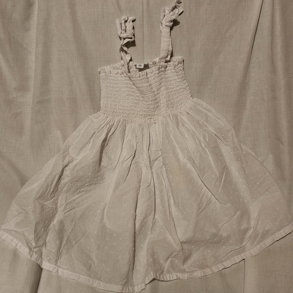 All White Spring Dress